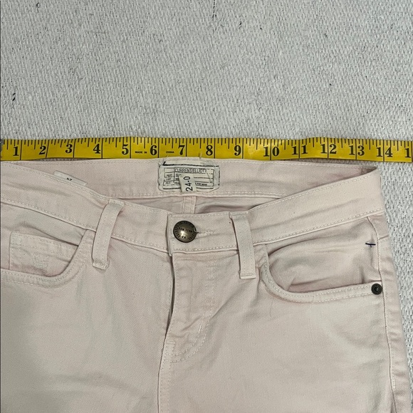 Current/Elliott Women's Skinny Jeans in Light Pink - Picture 5 of 7